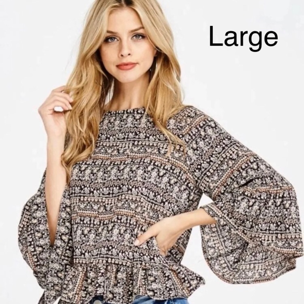 Boho Blouse Top